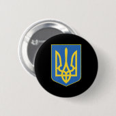 Oekraïens symbool ronde button 5,7 cm (Voorkant /achterkant)