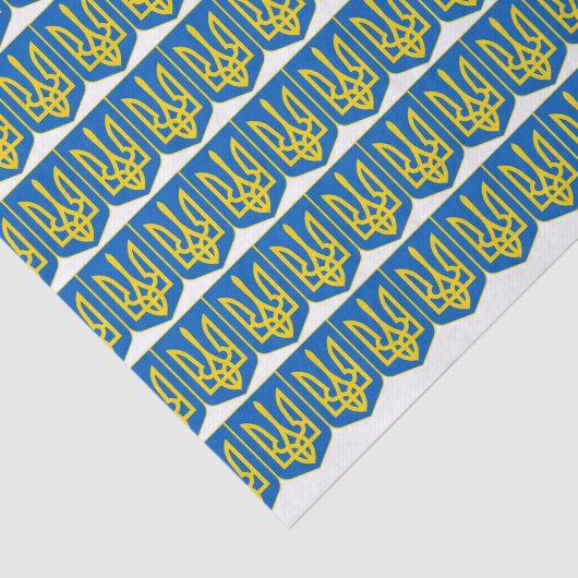 Oekraïens Tryzub Tissuepapier (Detail)