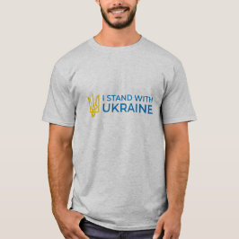 Oekraïens Tryzub (Trident) sta ik bij Oekraïne T-shirt