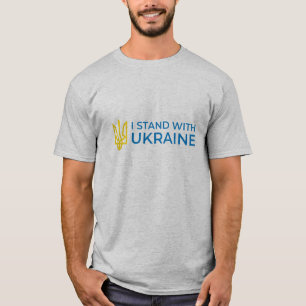 Oekraïens Tryzub (Trident) sta ik bij Oekraïne T-shirt