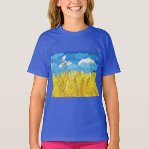 Oekraïens vlaggenlandschap t-shirt