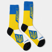 Oekraïens vlagpatriottisch gebied, duurzaam Oekraï Sokken (Rechts)