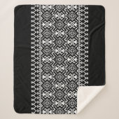 Oekraïens Vyshyvanka: Etnisch Ornament fusie Sherpa Deken (Voorkant)