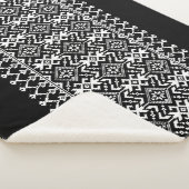 Oekraïens Vyshyvanka: Etnisch Ornament fusie Sherpa Deken (3/4)