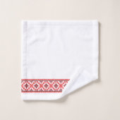 Oekraïens Vyshyvanka-ontwerp Bad Handdoek (Wasdoekje)