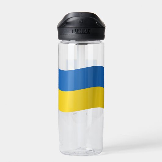 Oekraïens wapenschild, vlag, Oekraïne Waterfles (Achterkant)