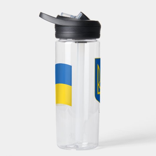 Oekraïens wapenschild, vlag, Oekraïne Waterfles (Rechts)