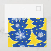 Oekraïens Winter Wonderland Kerst Kaart (Voorkant / Achterkant)