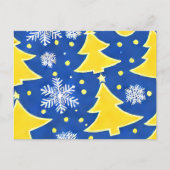 Oekraïens Winter Wonderland Kerst Kaart (Voorkant)