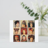 Oekraïense adressen briefkaart (Staand voorkant)