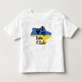 Oekraïense Baby  Ik hou van mijn Baba Gido kleding Kinder Shirts