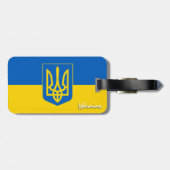 Oekraïense Bagagelabels, patriottische Oekraïense  Bagagelabel (Achterkant horizontaal)