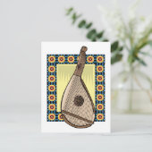 oekraïense bandura briefkaart (Staand voorkant)