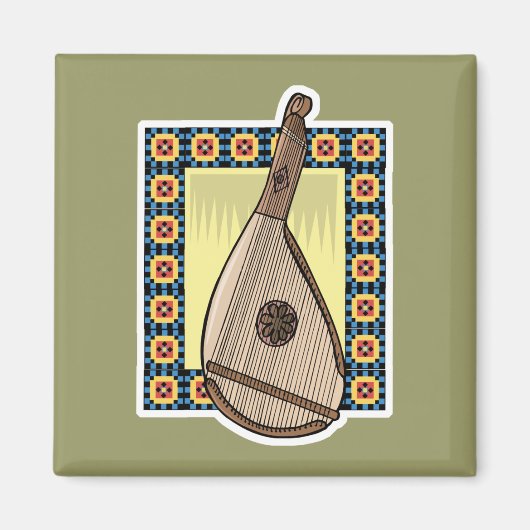 oekraïense bandura magneet (Voorkant)