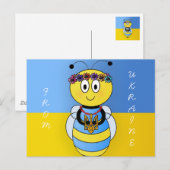 Oekraïense bijenserie briefkaart (Voorkant / Achterkant)