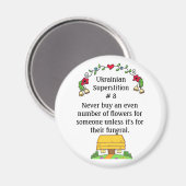 Oekraïense bijgeloof magneet (Voorkant / Achterkant)