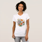 Oekraïense bloemen t-shirt (Voorkant volledig)
