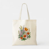 Oekraïense bloemen tote bag (Achterkant)