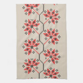 Oekraïense borduurpatroon keukenhanddoek (Verticaal)