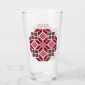 Oekraïense borduurvrouw glas (Achterkant)