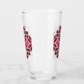 Oekraïense borduurvrouw glas (Links)