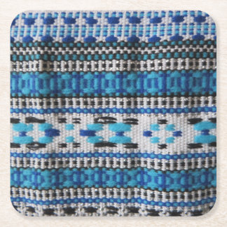 Oekraïense borduurvrouw kartonnen onderzetters