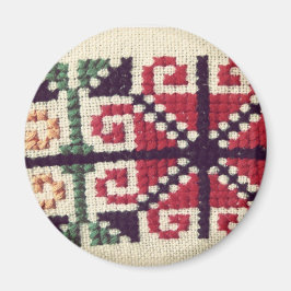 Oekraïense borduurvrouw magneet