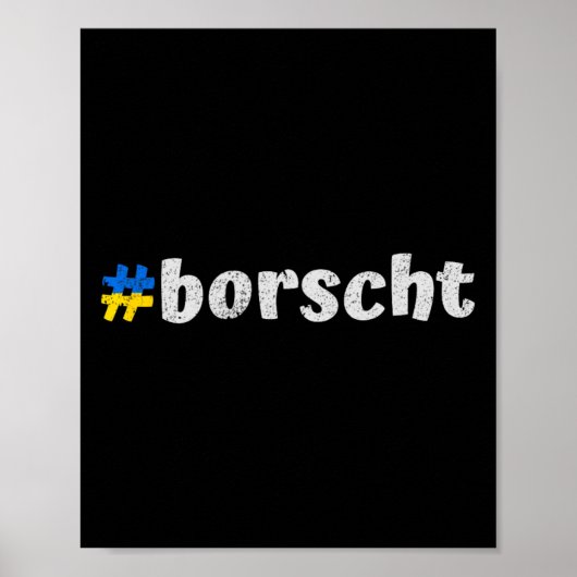 Oekraïense Borsjtsj Grappig Oekraïne Traditioneel  Poster (Voorkant)