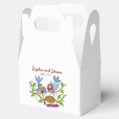 Oekraïense bruiloft vogels bedankdoosjes (Geopend)