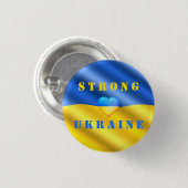 Oekraïense Buttonnen steunen Oekraïne Ronde Button 3,2 Cm (Voorkant /achterkant)