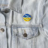 Oekraïense Buttonnen steunen Oekraïne Ronde Button 3,2 Cm (In situ)