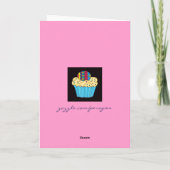 Oekraïense cupcake door Vera Trembach Kaart (Achterkant)