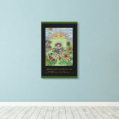 Oekraïense dansers Folk Art Canvas Afdruk (Insitu (Houten vloer))