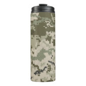 Oekraïense driekleur Militair camouflage pet  Thermosbeker (Voorkant)