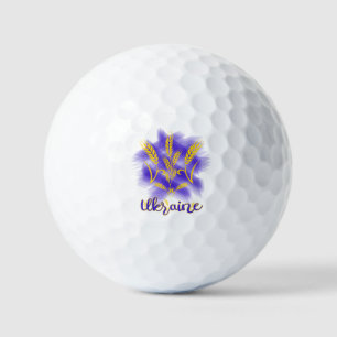 Oekraïense drietand gemaakt van tarwear golfballen