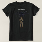 Oekraïense drone dominantie T-shirt (Design achterkant)