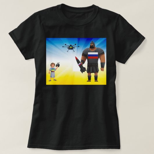 Oekraïense drone dominantie T-shirt (Design voorkant)