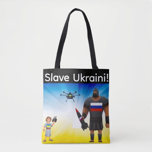Oekraïense drone dominantie tote bag (Voorkant)