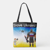 Oekraïense drone dominantie tote bag (Achterkant)