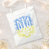 Oekraïense embleem drietand tryzub verstrooiing ha bedankzakje (Geknipt)