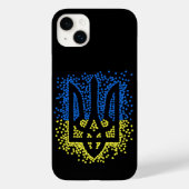 Oekraïense embleem drietand tryzub verstrooiing ha Case-Mate iPhone case (Achterkant)