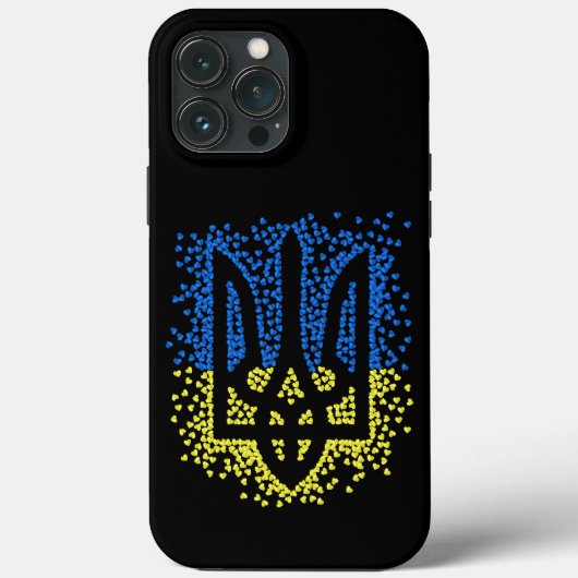 Oekraïense embleem drietand tryzub verstrooiing ha Case-Mate iPhone case (Achterkant)