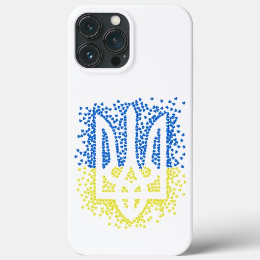 Oekraïense embleem drietand tryzub verstrooiing ha Case-Mate iPhone case (Achterkant)