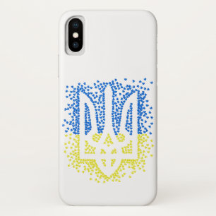 Oekraïense embleem drietand tryzub verstrooiing ha Case-Mate iPhone case