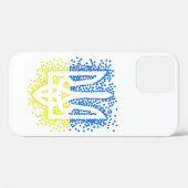 Oekraïense embleem drietand tryzub verstrooiing ha Case-Mate iPhone case (Achterkant (horizontaal))