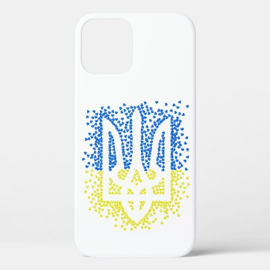 Oekraïense embleem drietand tryzub verstrooiing ha Case-Mate iPhone case (Achterkant)