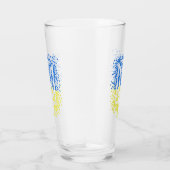 Oekraïense embleem drietand tryzub verstrooiing ha glas (Rechts)