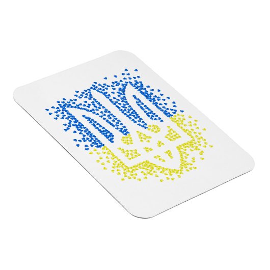 Oekraïense embleem drietand tryzub verstrooiing ha magneet (Rechterzijde)