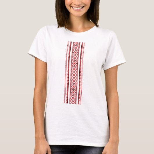 Oekraïense Embroidery Vyshyvanka T-shirt (Voorkant)