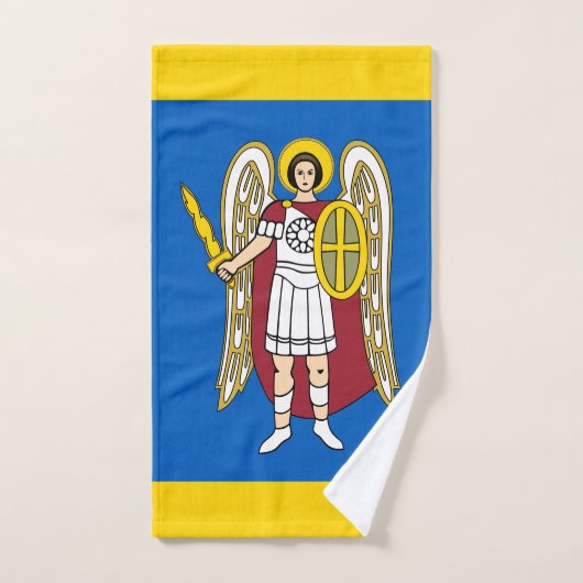 Oekraïense en Kiev - wapenschild, Oekraïense vlag Bad Handdoek (Handdoek)